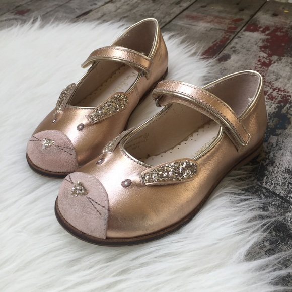 boden gold shoes